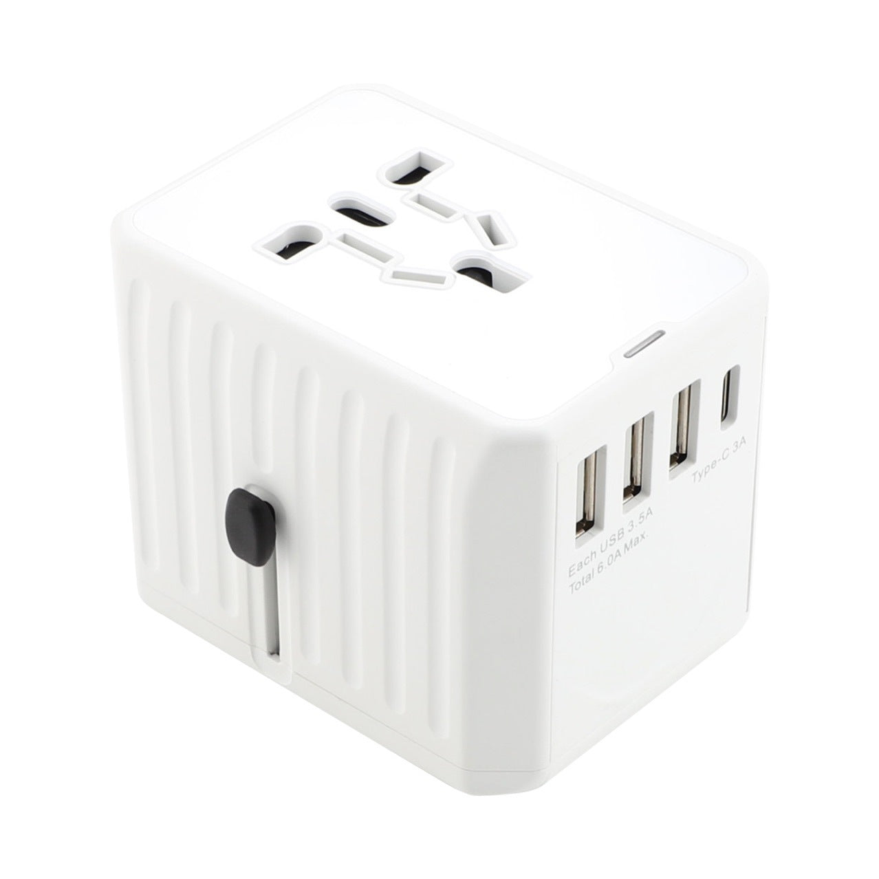 Universal Travel Adapter - Multi Plug UK EU AU US USB TypeC