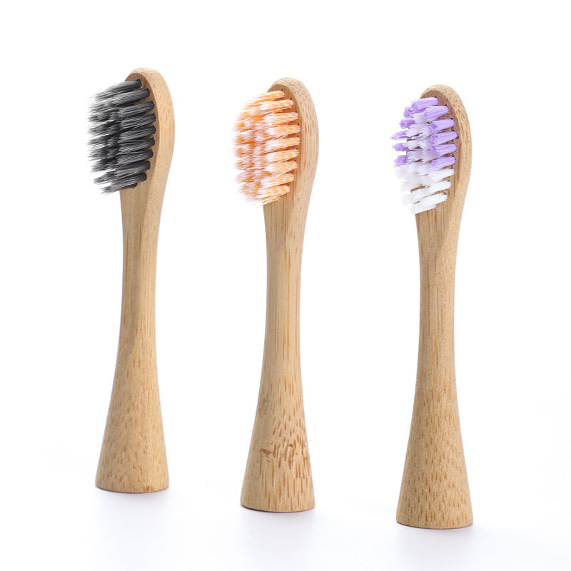 Bamboo Electric Toothbrush Heads – Eco-Friendly Travel Refill | Tribe Feel Travel Essentials