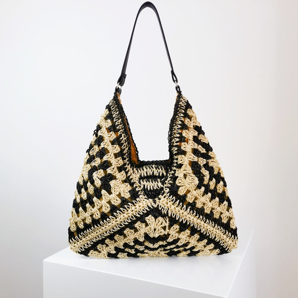 Straw Woven Shoulder Bag - Stylish Summer Handbag – Travel Accessories Travel Bags - Tribe Feel
