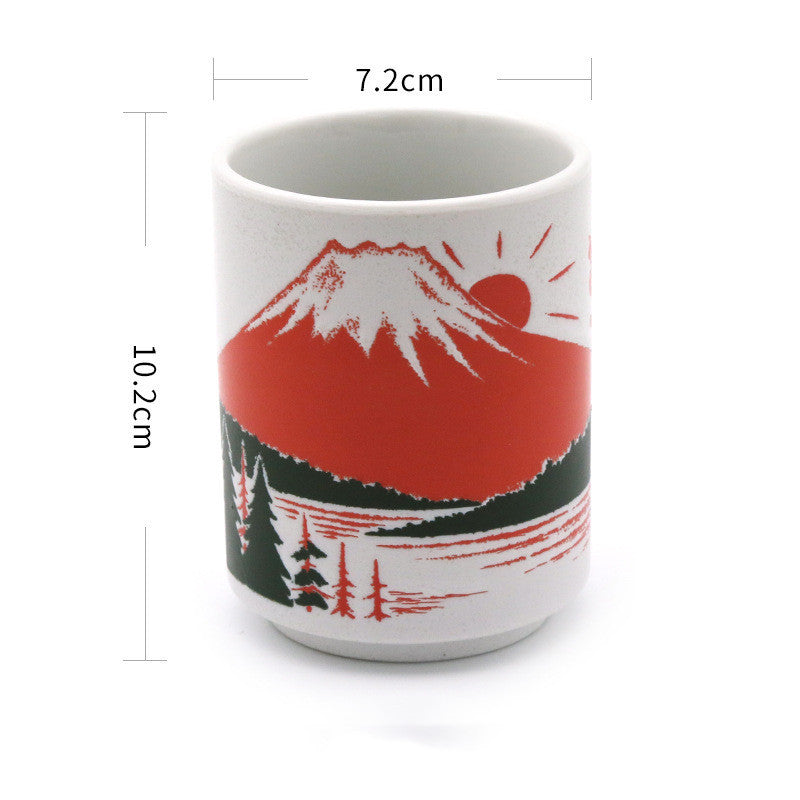 Japanese Culture-Inspired Ceramic Mug – Travel Gift for Japan Lovers | Tribe Feel Travel Gadgets