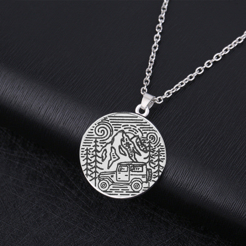 Camping Adventure Necklaces – Mountain & Jeep and “Find Your Road” | Tribe Feel  Travel Jewellery