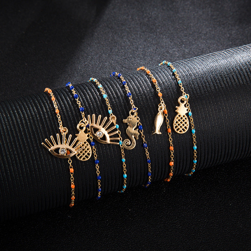 Bohemian Beach Anklet – Coastal Charm in Every Step | Tribe Feel Travel Jewellery