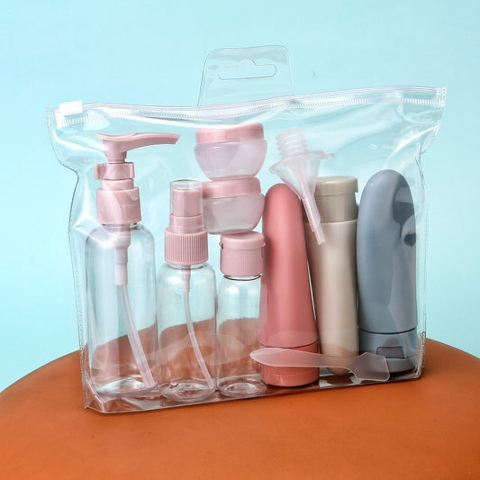 Travel Cosmetics Storage Bottles Set - 11-piece Cosmetics Storage Set - Travel Accessories - Tribe Feel