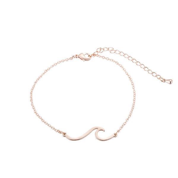 Sea Wave Beach Bracelet – Stainless Steel | Travel-Inspired Jewellery & Sea Lover Gift - Travel gift