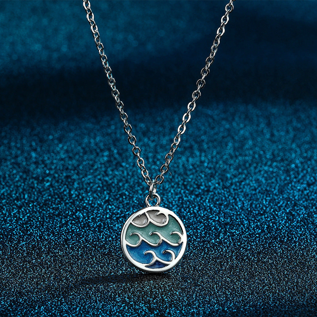 Sea Waves Pendant – Travel Jewellery for Ocean Lovers | Tribe Feel Travel Jewellery