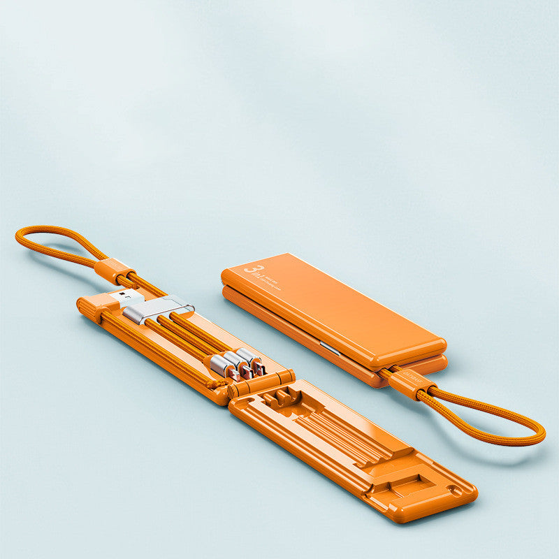 3-in-1 Multi-Plug Travel Charger – USB Adapter with Integrated Cables | Tribe Feel Travel Gadgets