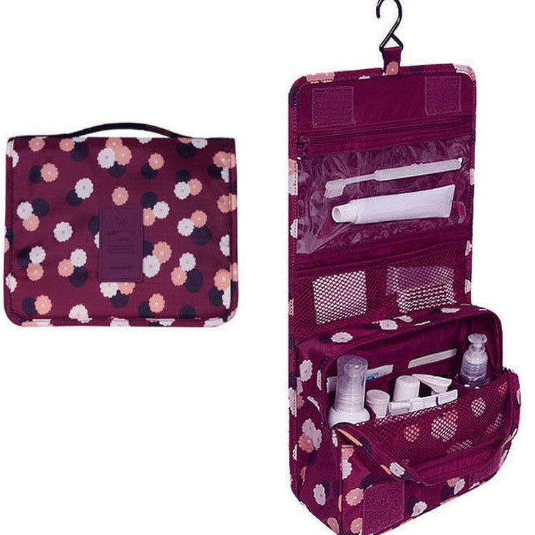 Hanging Foldable Travel Toiletry Bag – Travel Organiser - Tribe Feel