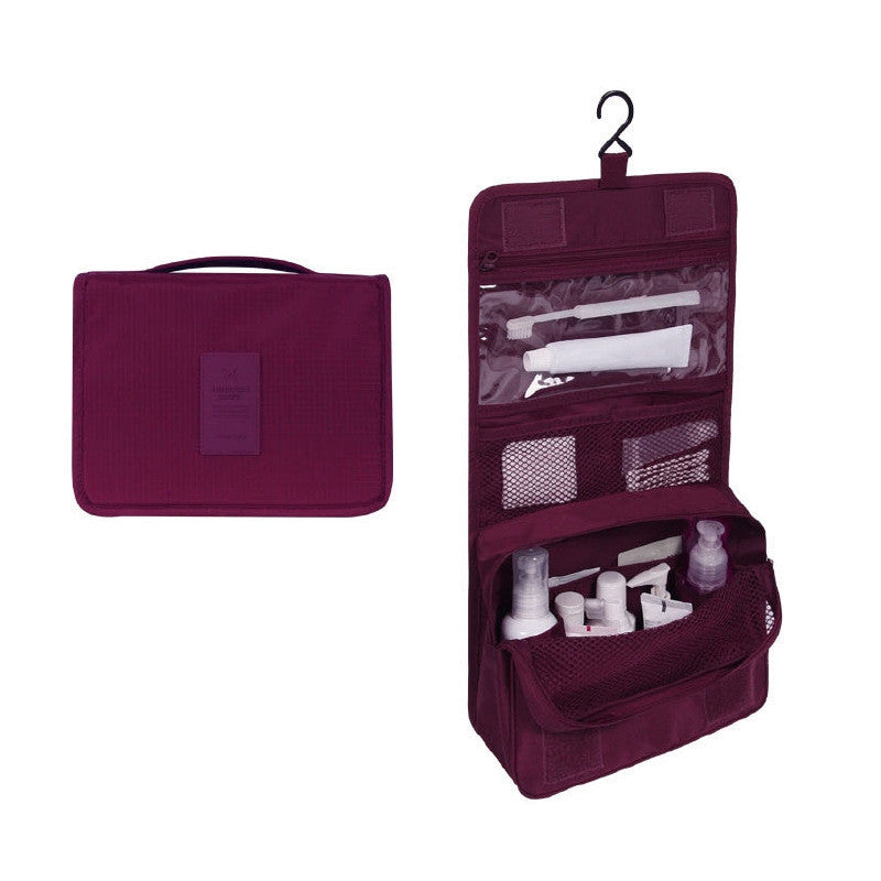 Hanging Foldable Travel Toiletry Bag – Travel Organiser - Tribe Feel