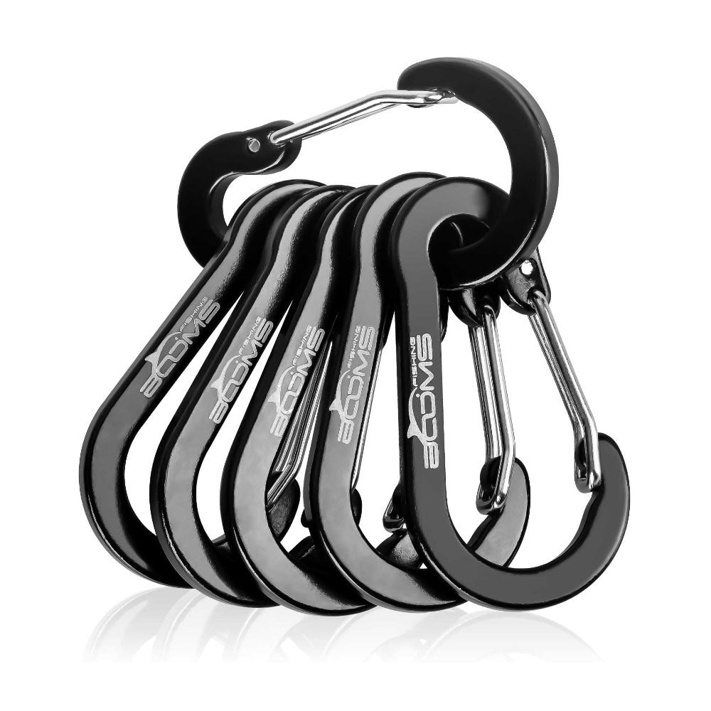 6-Piece Carabiner Set – Durable, Lightweight Clips for travel and outdoor adventures - Tribe Feel