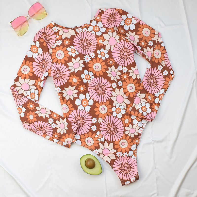 Long Sleeve Swimming Costume – Surf & Sea Sports Swimwear for Women  Travel Clothing