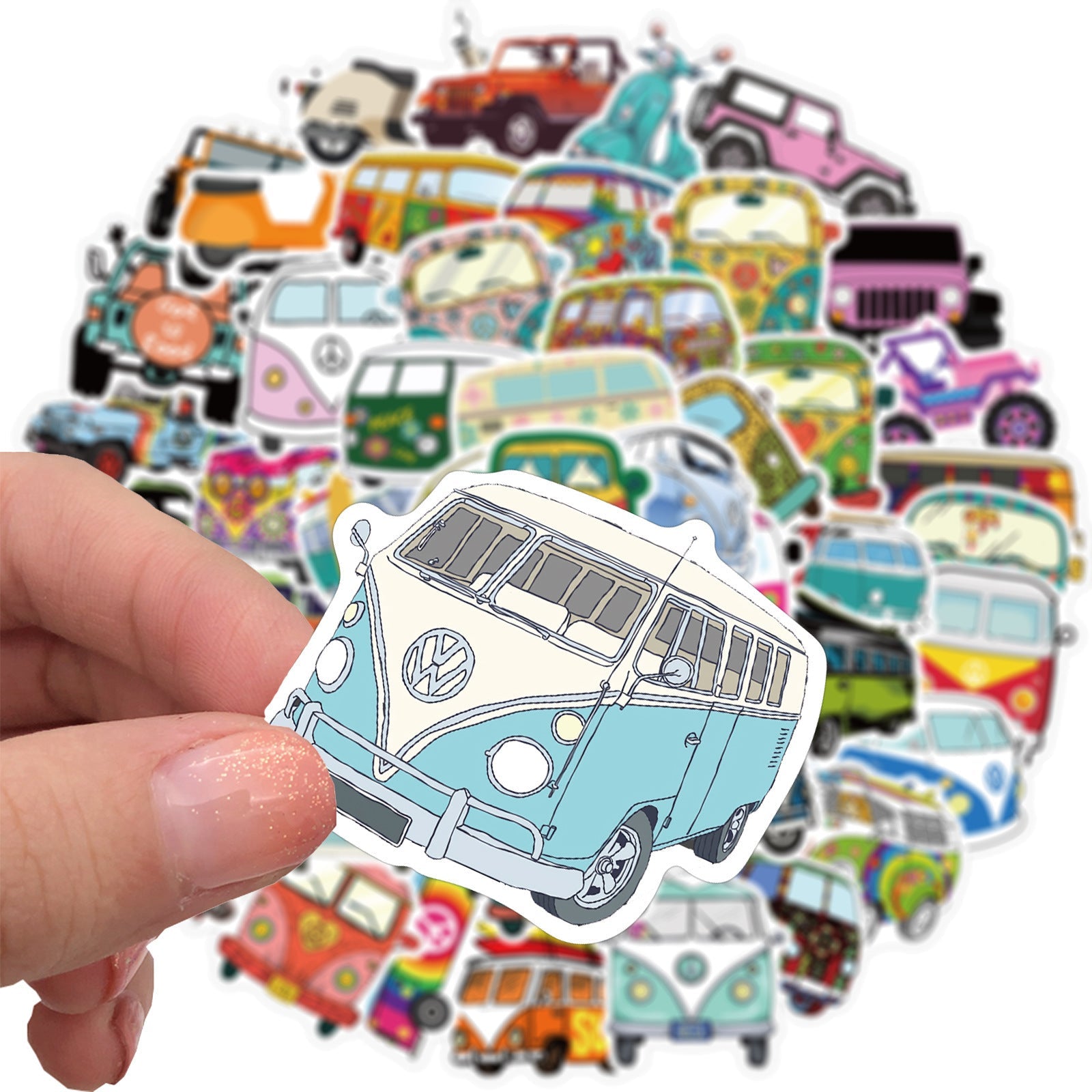 Campervan & Road Trip Sticker Set – Adventure Travel Stickers | Tribe Feel  Travel Gadgets