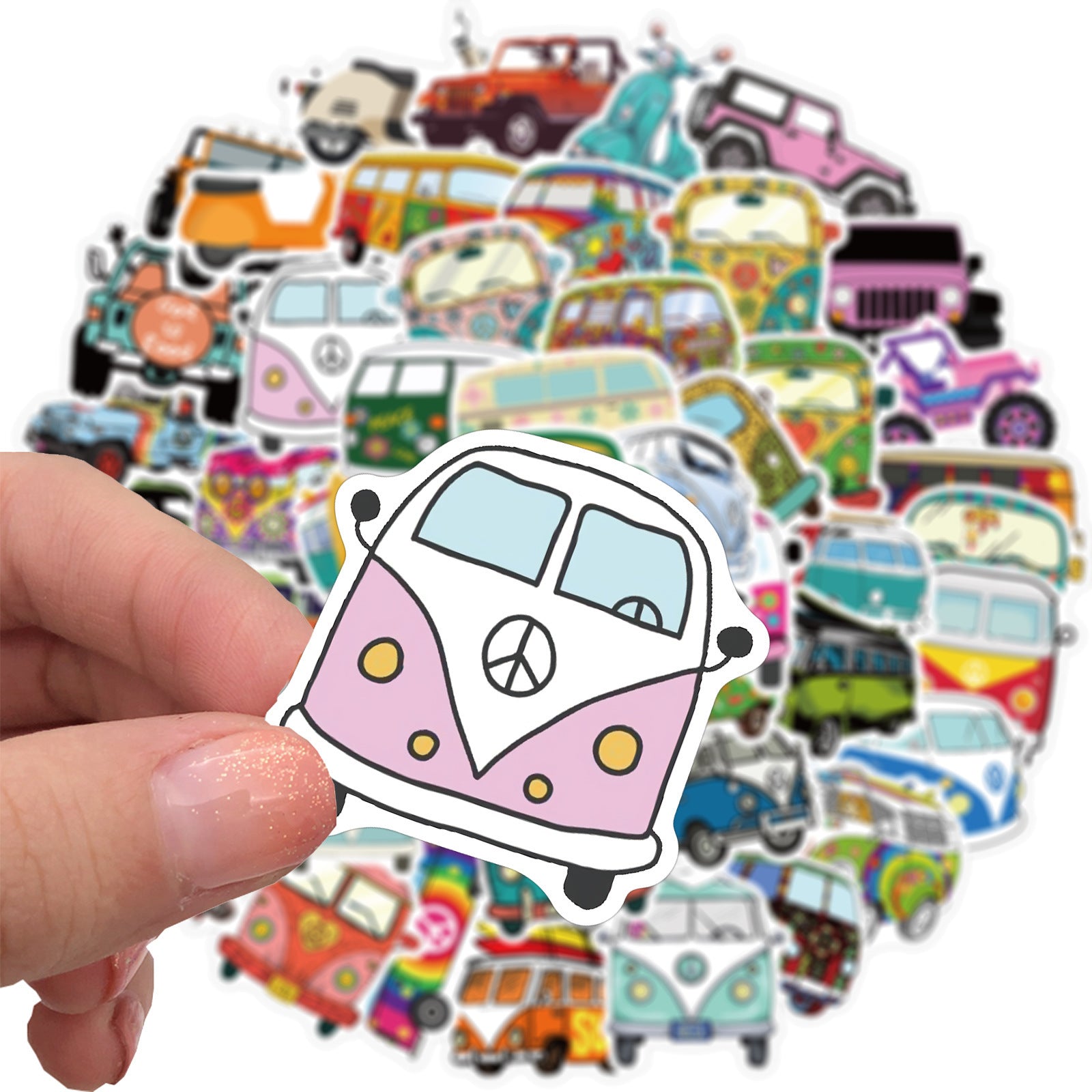 Campervan & Road Trip Sticker Set – Adventure Travel Stickers | Tribe Feel  Travel Gadgets