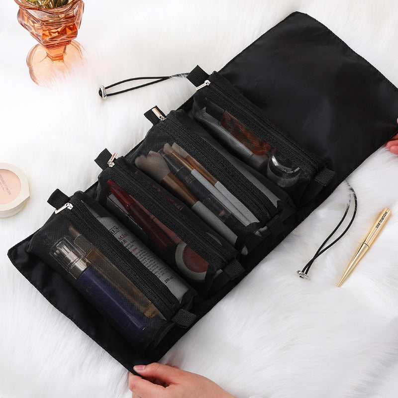 4-in-1 Cosmetic Travel Bag Organiser – Compact & Foldable Beauty Storage | Tribe Feel  Travel Organisers