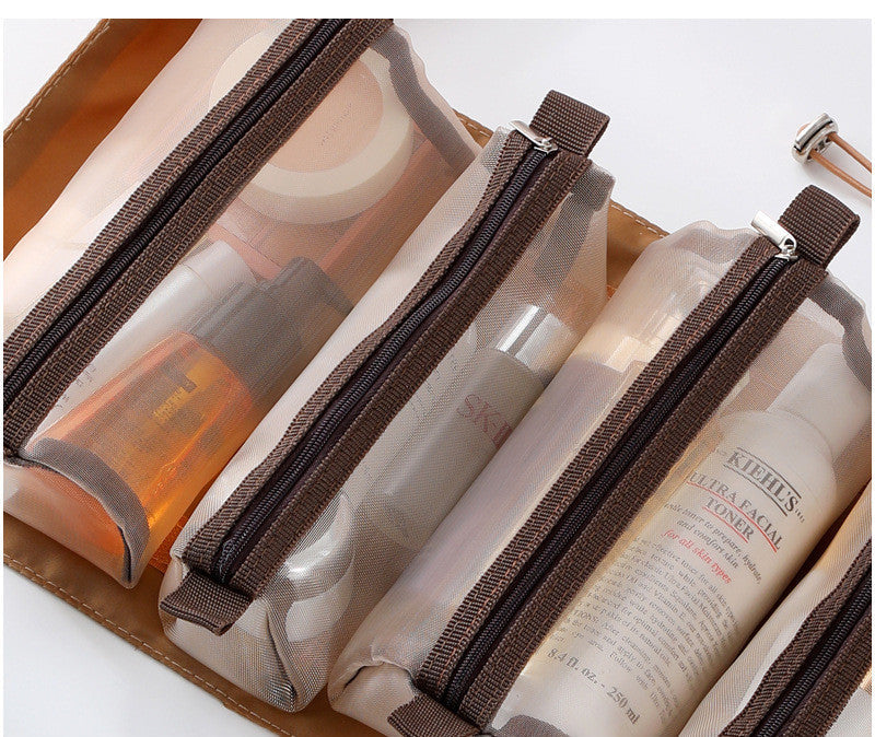 4-in-1 Cosmetic Travel Bag Organiser – Compact & Foldable Beauty Storage | Tribe Feel Travel Organisers