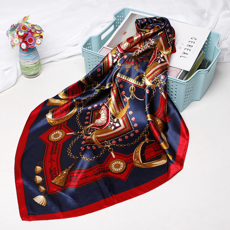 Bandana Scarf Printed Satin - Women's accessories Clothing and accessories