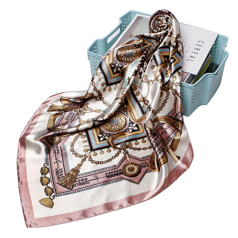 Bandana Scarf Printed Satin - Women's accessories Clothing and accessories