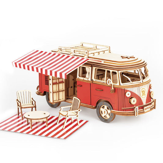 Wooden Camper Van Model Kit – Buildable Travel Gift | Tribe Feel  Travel Gadgets
