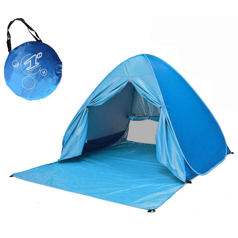 Automatic Pop-Up Beach Tent – Easy Sun Shelter for Camping & Holidays | Tribe Feel  Travel Gadgets