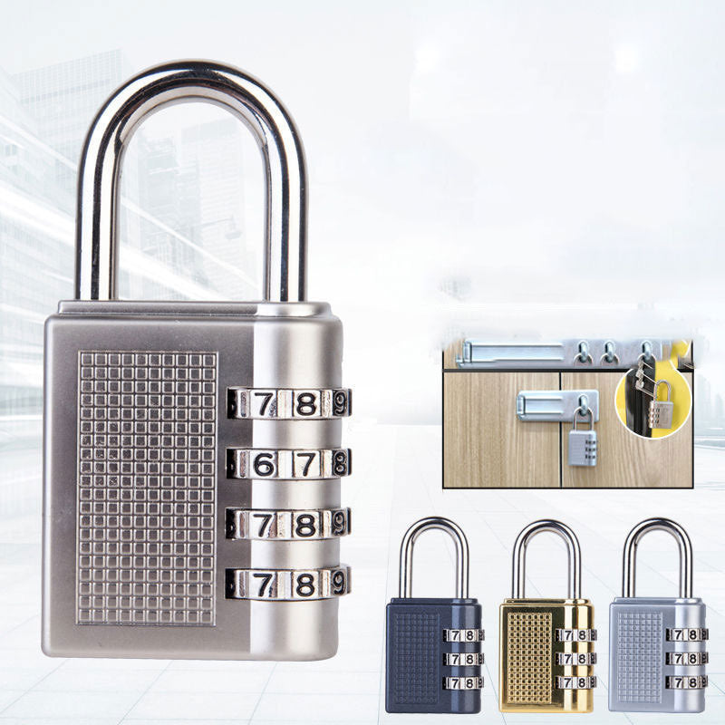 4-Digit Padlock | Secure Combination Lock for Travel & Luggage - Tribe Feel