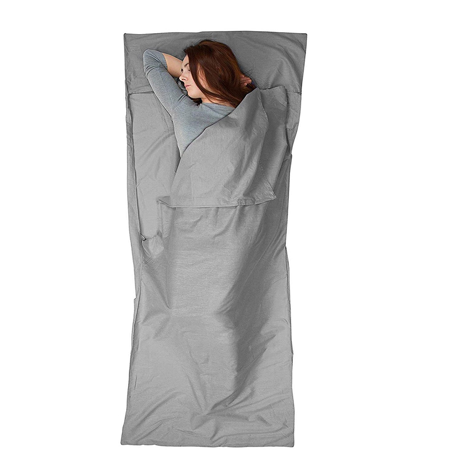 Sleeping Bag Liner & Travel Sheet – Lightweight Sheet for Camping & Hostels | Tribe Feel  Travel Gadgets
