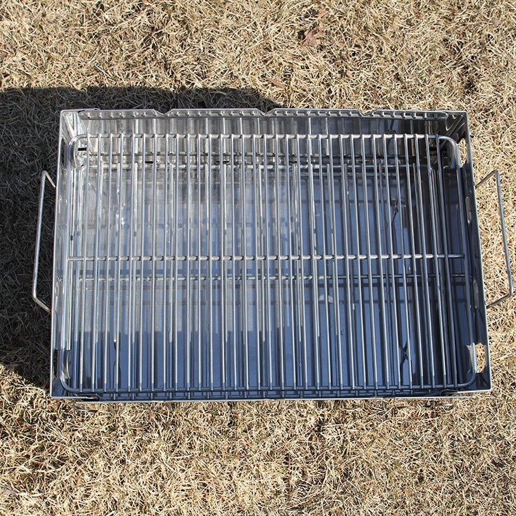 Foldable Portable BBQ – Lightweight Camping Grill & Outdoor Charcoal Barbecue  Travel Gadgets