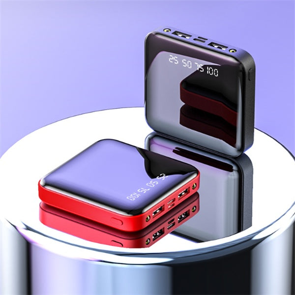 Ultra-Compact Mini Power Bank – Fast Charging Portable Charger for iPhone, Android & USB-C Devices