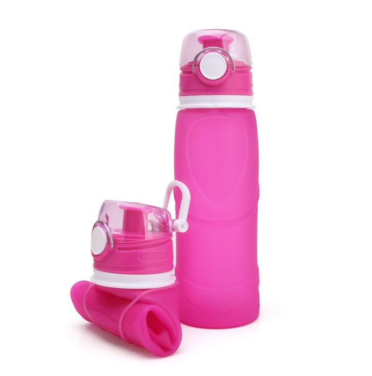 Folding Water Bottle Food Grade Silicone - Travel Portable - Tribe Feel