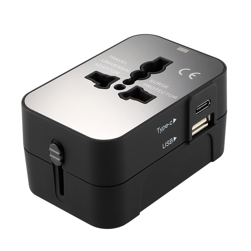Universal Travel Adapter Worldwide Multi Plug UK EU AU US USB TypeC and USB - All in one adapter - Tribe Feel