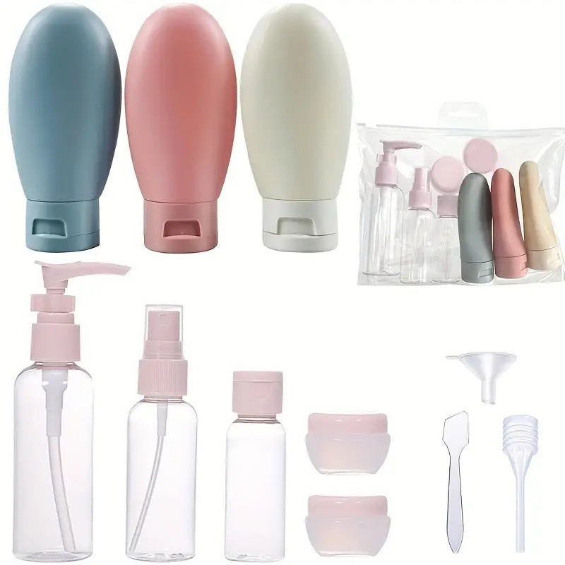 Travel Cosmetics Storage Bottles Set - 11-piece Cosmetics Storage Set - Travel Accessories