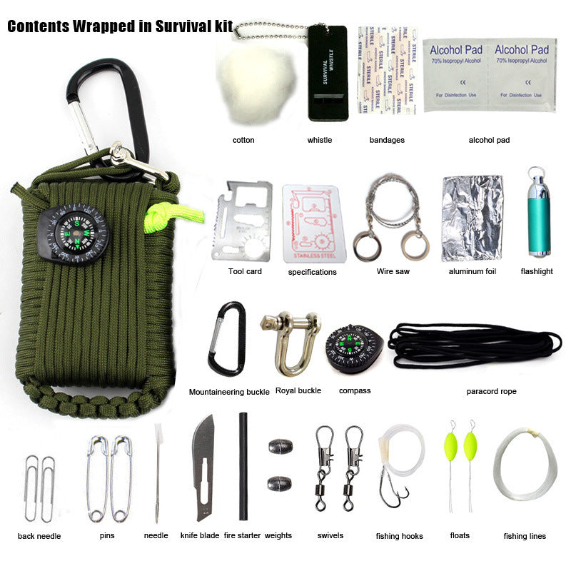 29-in-1 Outdoor Emergency Kit – Survival essentials for Travel & Adventure - High-quality product available now. Perfect for your needs! – Travel Accessories Travel Organisers Travel Gear Travel Gifts Travel Essentials