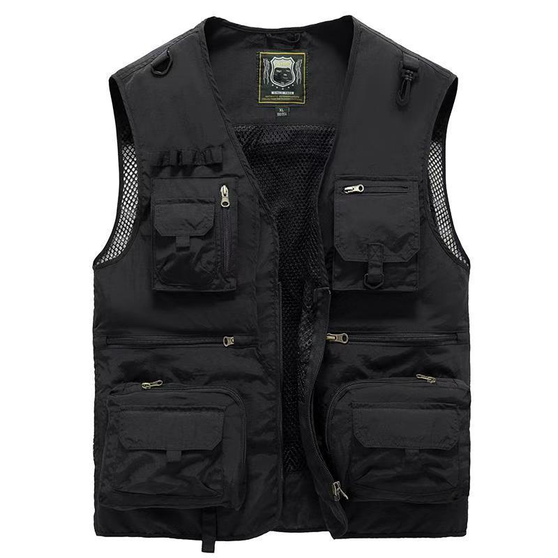 Tactical Vest for Men – Fishing, Camping & Outdoor Utility Vest (Black & More) | Tribe Feel  Travel Clothes