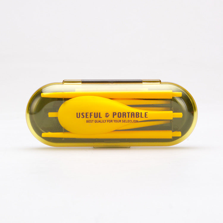 Foldable Cutlery Set with Case | Portable & Compact Travel Cutlery set – Travel Accessories - Tribe Feel