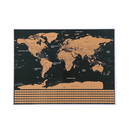 Scratch World Map – Interactive Travel Tracker & Adventure Wall Poster – Travel Accessories Travel Organisers Travel Gear Travel Gifts Travel Essentials