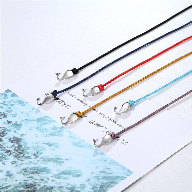 Minimalist Whale Bracelet – Colourful & Unisex | Tribe Feel  Travel Jewellery