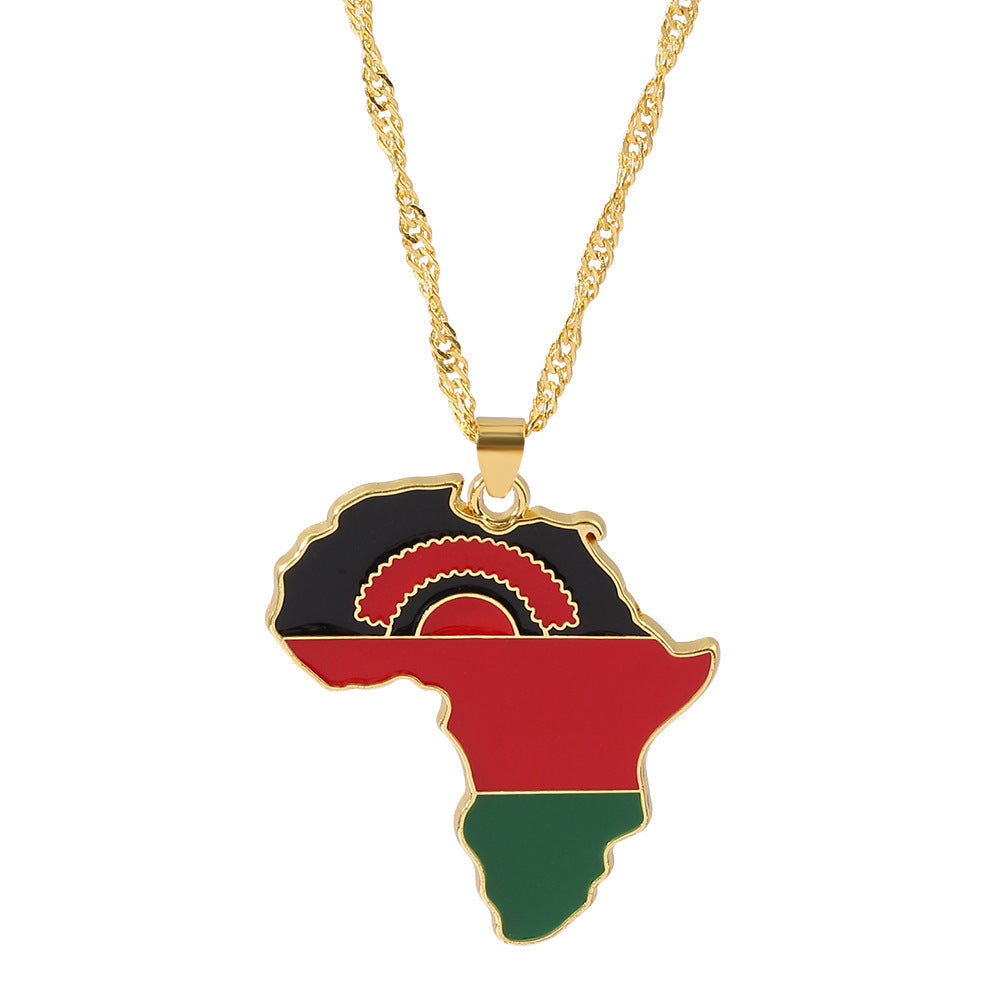 African Countries Flag Necklace – Travel Accessories and Travel Gifts - Tribe Feel