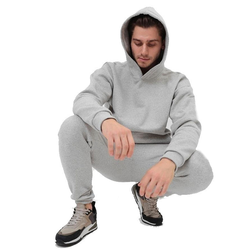 2-Piece Men’s Travel Hoodie & Sweatpants Set – Comfy Airport Outfit | Tribe Feel Travel Clothing