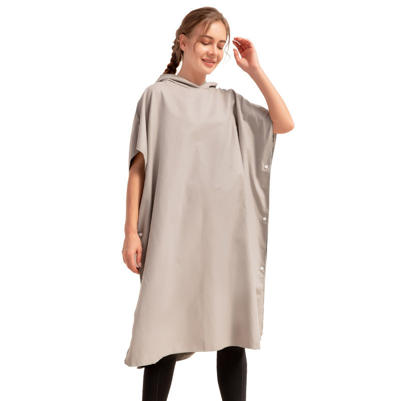Quick-Dry Microfiber Changing Bathrobe β Lightweight & Ultra-Absorbent Beach Towel - Tribe Feel