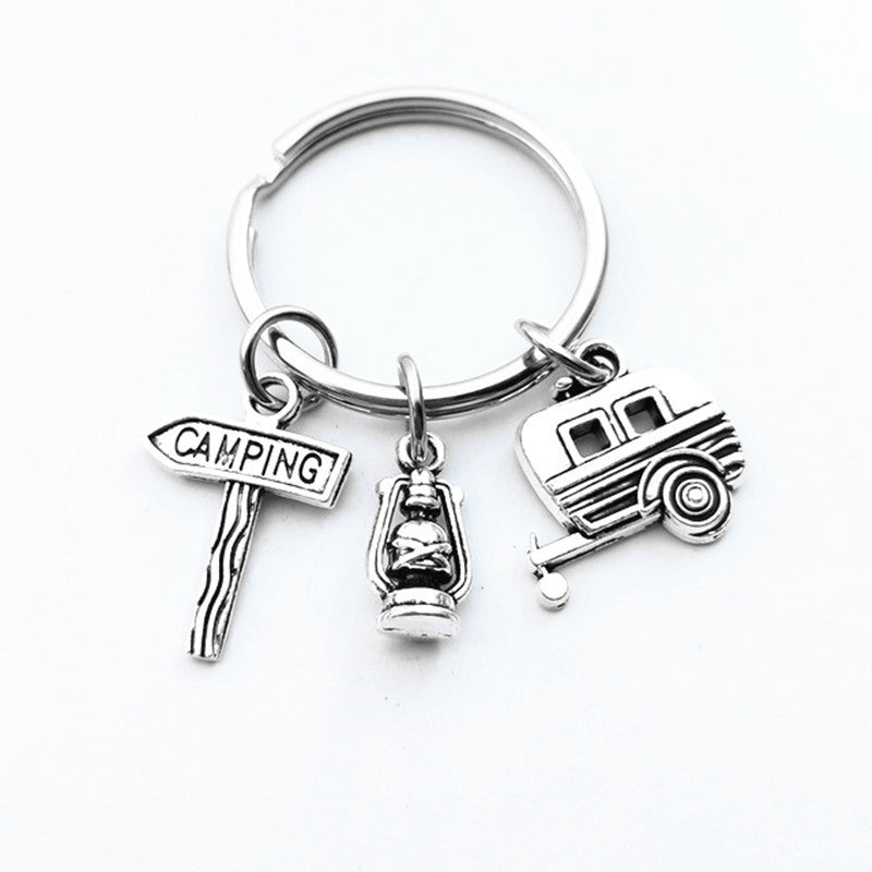 Camping Sign Camper Keychain – Travel Gift for Campers | Tribe Feel  Travel Gadgets