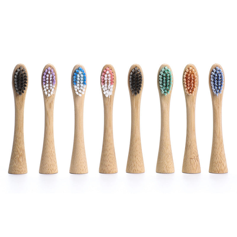 Bamboo Electric Toothbrush Heads – Eco-Friendly Travel Refill | Tribe Feel Travel Essentials