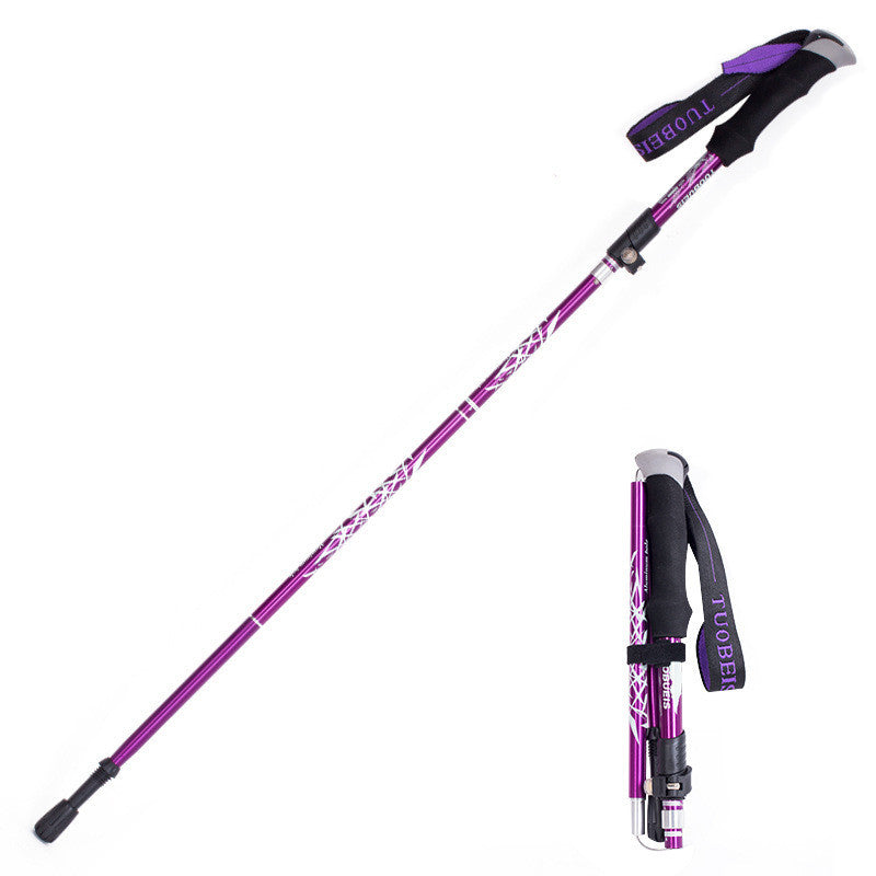 Adjustable Lightweight Walking Poles – Telescopic Trekking Poles for Hiking & Outdoor Adventures -  Outdoor and adventure