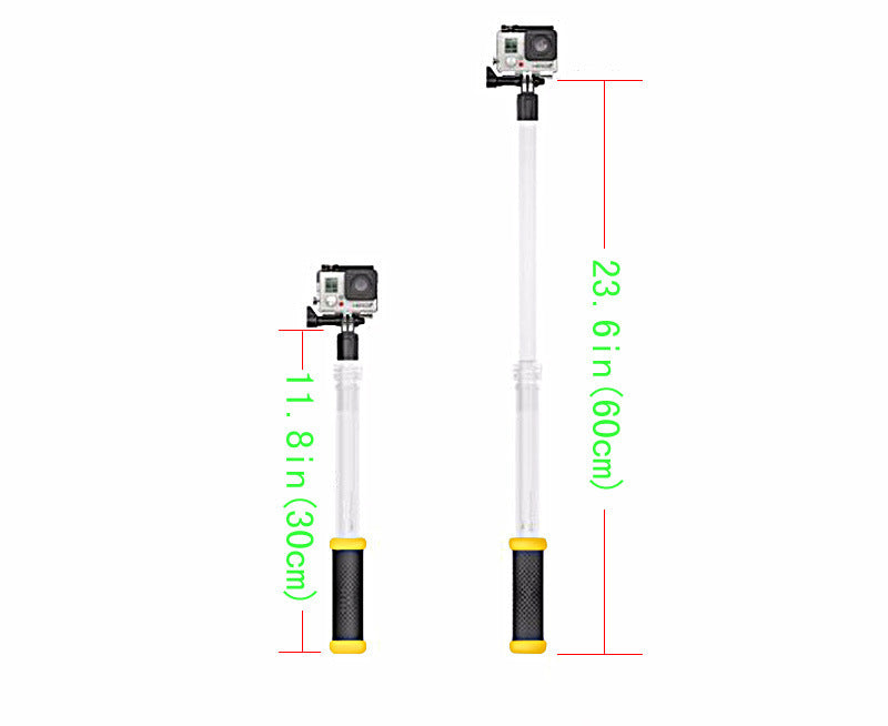 Floating Waterproof GoPro Pole – Extendable & Durable Selfie Stick – Travel Accessories - Tribe Feel