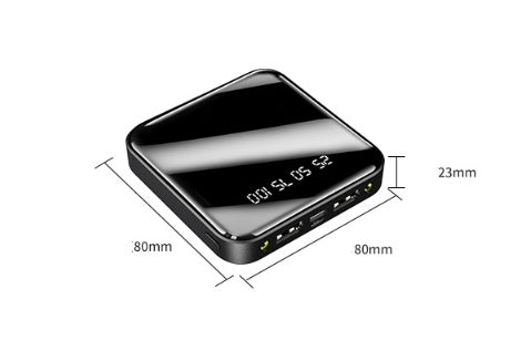 Ultra-Compact Mini Power Bank – Fast Charging Portable Charger for iPhone, Android & USB-C Devices