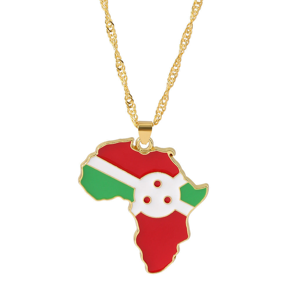 African Countries Flag Necklace – Travel Accessories and Travel Gifts - Tribe Feel