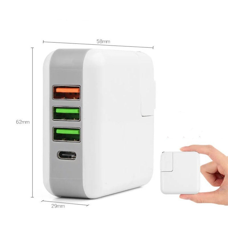 Universal Travel Adapter with USB & Type-C – Multi Plug Charger | Tribe Feel Clothing and accessories