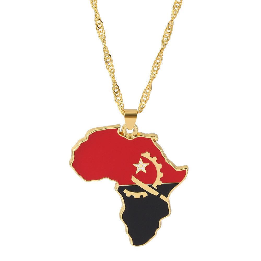 African Countries Flag Necklace – Travel Accessories and Travel Gifts - Tribe Feel
