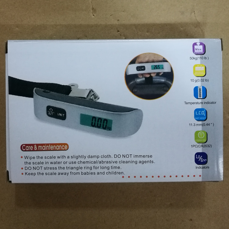 Electronic Luggage Digital Scale - Suitcase Scale Baggage Scale – Travel Accessories Travel Gadgets