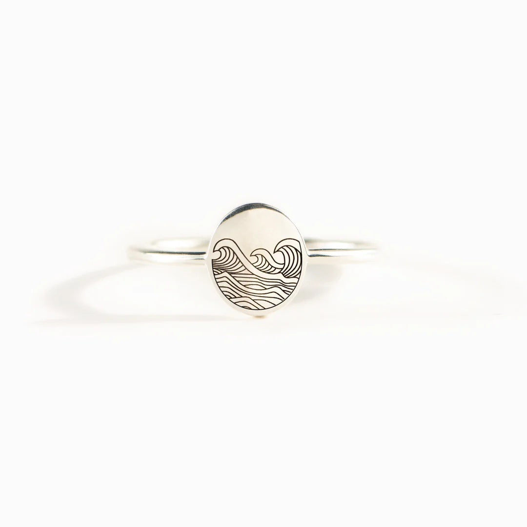 Sea Wave Ring – Ocean-Inspired Jewellery | Unique Travel Gift for Sea & Beach Lovers - Travel gifts