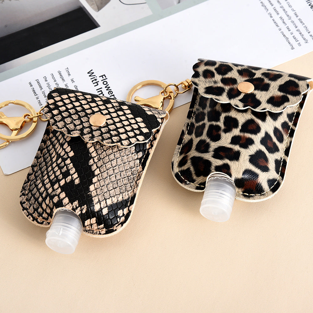 Leopard Print Keychain Hand Sanitiser – Stylish Travel Essential & Gift | Tribe Feel Travel Essentials