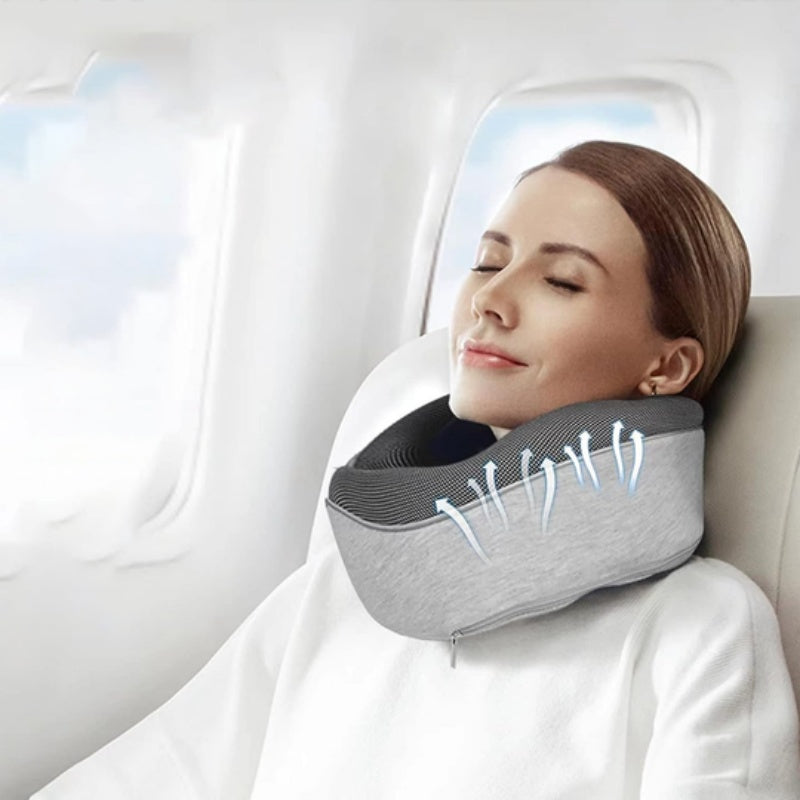 Travel Neck Pillow - Durable U-Shaped Travel Memory Cotton Cushion - Tribe Feel