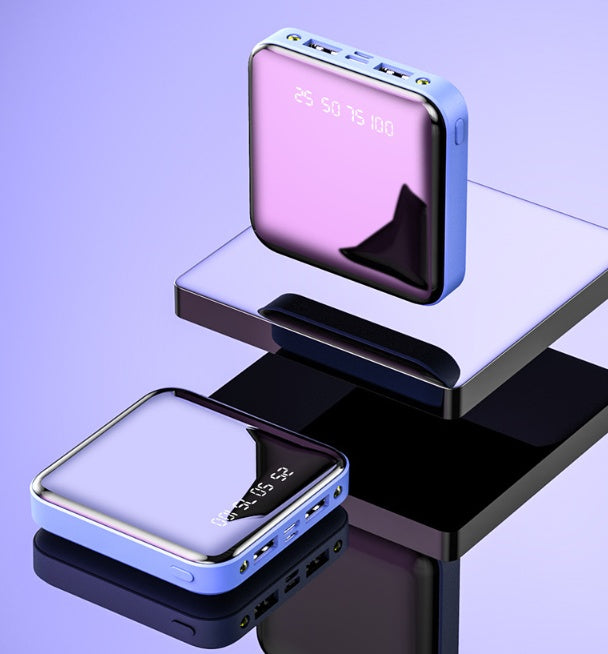 Ultra-Compact Mini Power Bank – Fast Charging Portable Charger for iPhone, Android & USB-C Devices